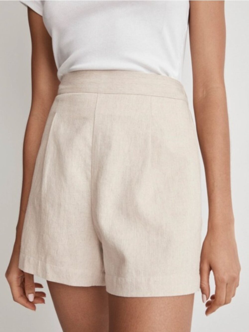 Madewell Linen Pull-On Shorts
